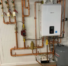 Установка котла